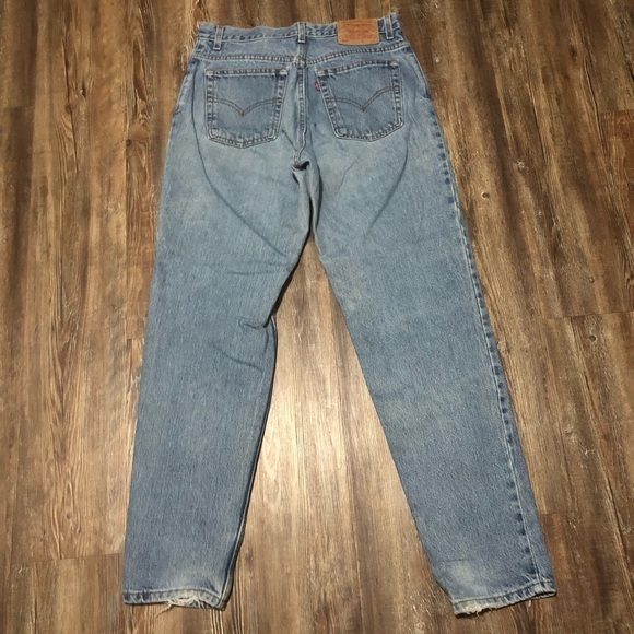 Vintage Levi's 550 Jeans Women's 13 Relaxed Fit Tapered Leg Baggy High Rise - Picture 4 of 6